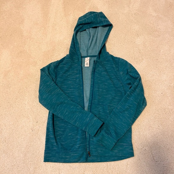 Head Teal Zip-up Hoodie - Picture 1 of 1